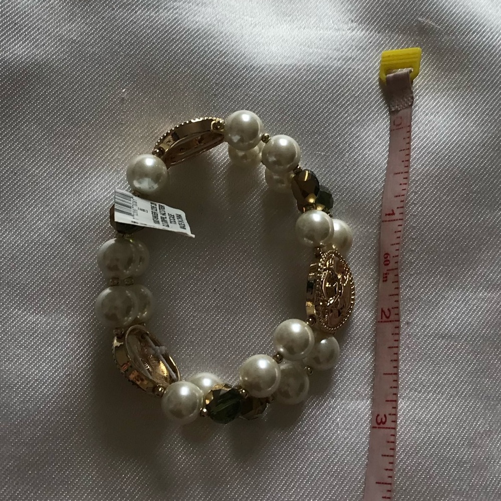 NEW Pearl multicolor bracelet womens - Picture 3 of 4